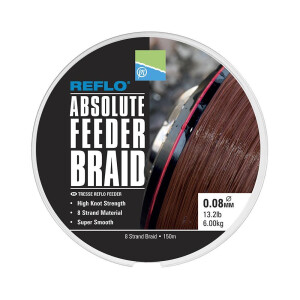 Preston Reflo Absolute Feeder Braid - 0,10mm
