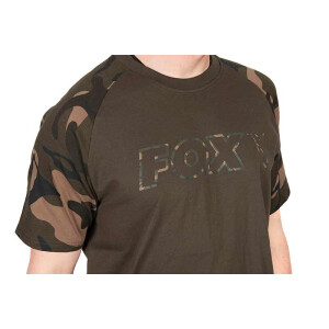Fox Khaki/Camo Outline T-Shirt | 2XL