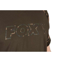 Fox Khaki/Camo Outline T-Shirt | 2XL