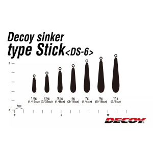 DECOY Sinker Type Stick DS-6 (1.8g)