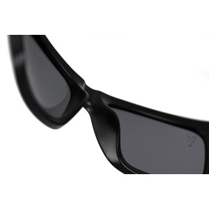 Fox Collection Wraps Black/Orange - Grey Lens Polbrille