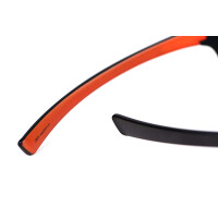 Fox Collection Wraps Black/Orange - Grey Lens Polbrille