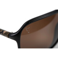 Fox AV8 Aviator Black & Camo - Brown lense