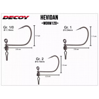 DECOY Hevidan Worm120 | Drop Shot Haken