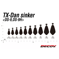 DECOY TX-DAN Sinker DS-9 Freilauf - Gewicht