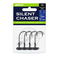 BKK Silent Chaser-Draggin Ned Black Jigkopf Haken Schwarz