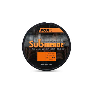Fox Submerge Orange Sinking Braid 300m Karpfenschnur