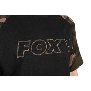 Fox Black/Camo Outline T-Shirt