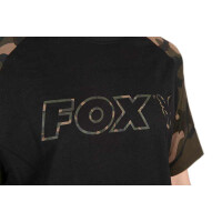 Fox Black/Camo Outline T-Shirt