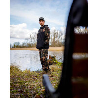 Fox LW Black/Camo Split Zip Hoody