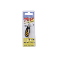 Mepps Black Fury | yellow dots