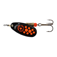 Mepps Black Fury | orange dots gallery