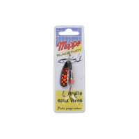 Mepps Black Fury | orange dots