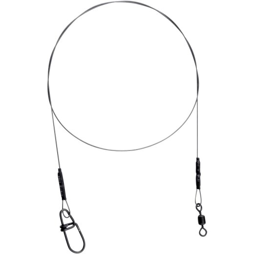 Spro Matte Black Leader 1X1 Ti 22Lb 30cm