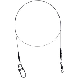 Spro Matte Black Leader 1X1 Ti 33Lb 40cm