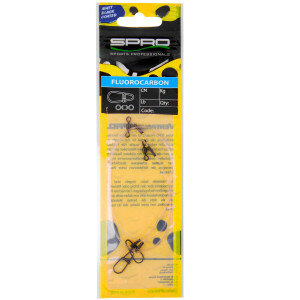 Spro Matte Black Leader Fluoro 44Lb 40cm