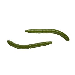 Libra Lures Fatty DWorm 65 | 031 - olive