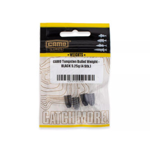 Camo Lures Tungsten Bullet Weight - Black