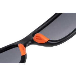 Fox Collection Black Orange Shades – Grey Lens