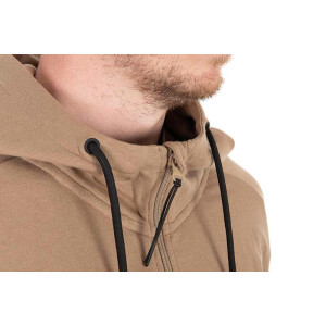 Fox Collection Lw Zip Hoody - Tan Ltd