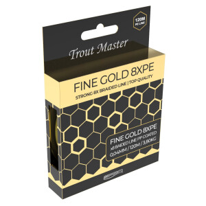 Trout Master Fine Gold X8 PE 120m