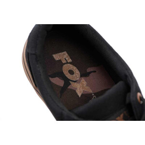 Fox Black Canvas Shoe Schuhe
