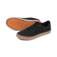 Fox Black Canvas Shoe Schuhe