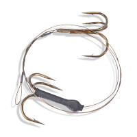 Saenger 1x7 Stahlvorfach mit 2 Drillinge gallery