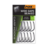 Fox Carp Hooks PTFE - Wide Gape Beaked - #4