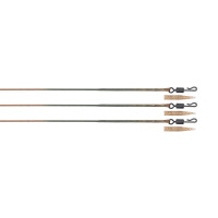 Fox Edges Naturals 50Lb Leadcore Lead Clip Leaders 3Pcs