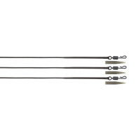 Fox Edges Naturals 50Lb Leadcore Lead Clip Leaders 3Pcs