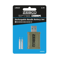 Zebco After Dark LIR425/3,7V Akku-Set mit USB-Ladegerät