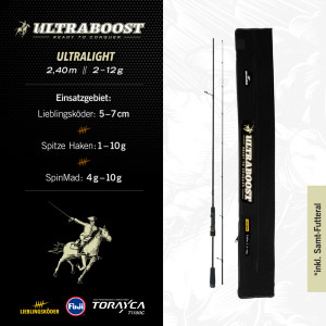 Lieblingsköder Ultraboost Ultralight 2,40m 2-12g | Torayca T-1100 + 40/46T