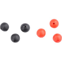 Balzer Gummiperlen Rot, Schwarz, 4Mm gallery