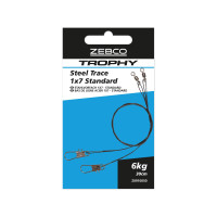 Zebco Trophy Stahlvorfach 1x7 Standard 30cm 6kg