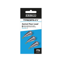 Zebco 20g Trophy Swivel Pear Lead 3 Stk. gallery