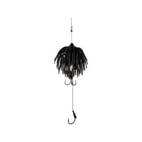 Black Cat Echtwurmteaser 120g Black Red Flash