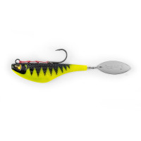 Black Cat Mad Flash Spin Tail 14cm Shock Perch