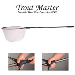 Spro Trout Master Twist Lock Rubber Net 50x45x30cm