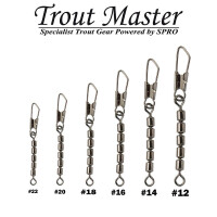 Spro Trout Master 5 Barrel Snap Swivel #22