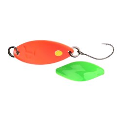 Trout Master Incy Spin Spoon 2,5g | Orange/Green