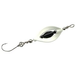 Trout Master Incy Double Spin Spoon | Blacknwhite 3,3g