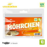 Lieblingsköder 10 cm – Grundfarben | Möhrchen