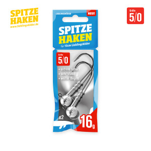 Lieblingsköder Spitze Haken 5/0 | 16g