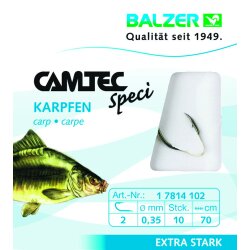 Balzer Camtec Speci Karpfen extra stark schwarz 70cm | #4...