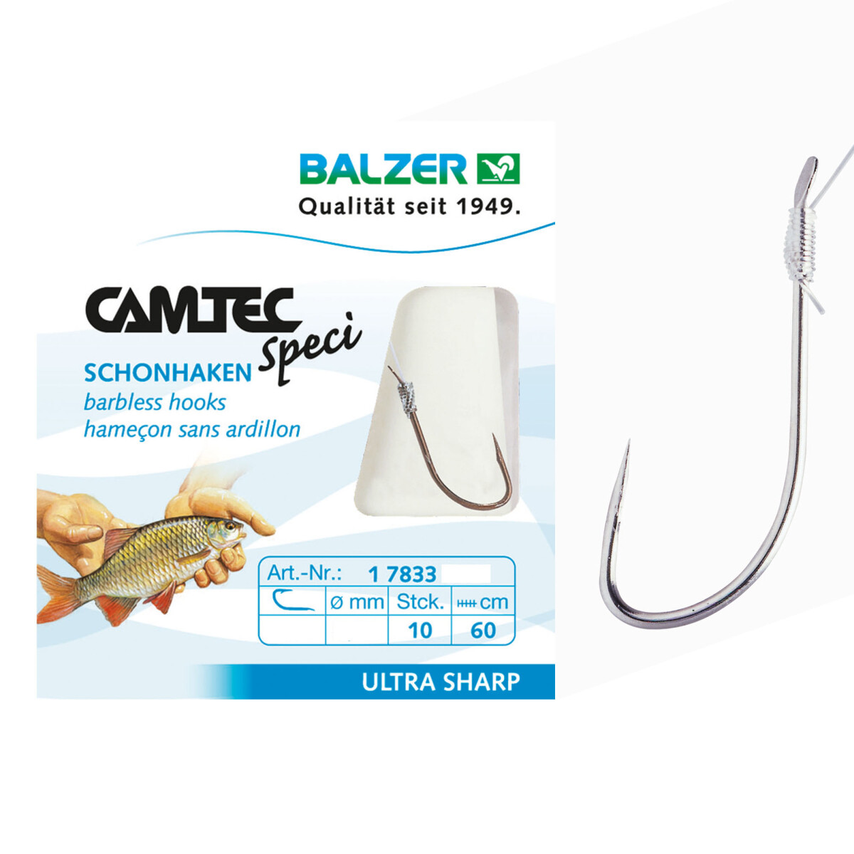 Anzuelo Balzer Camtec Speci Ryder Para Lucioperca - Tamaño 4, 80 Cm