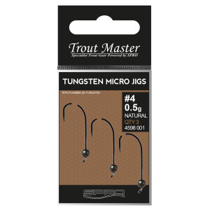 SPRO Trout Master Tungsten Micro Jigs Nat 0,5G #6