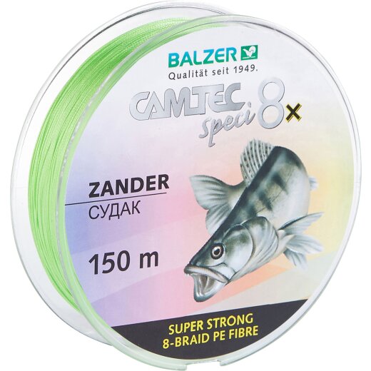 Balzer Camtec Speci 8x, Zander, 150m, chartreuse