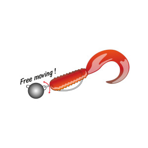 Gamakatsu Worm 330 Bottom Jigging Hooks Offsethaken 4/0