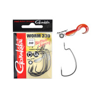 Gamakatsu Worm 330 Bottom Jigging Hooks Offsethaken 4/0